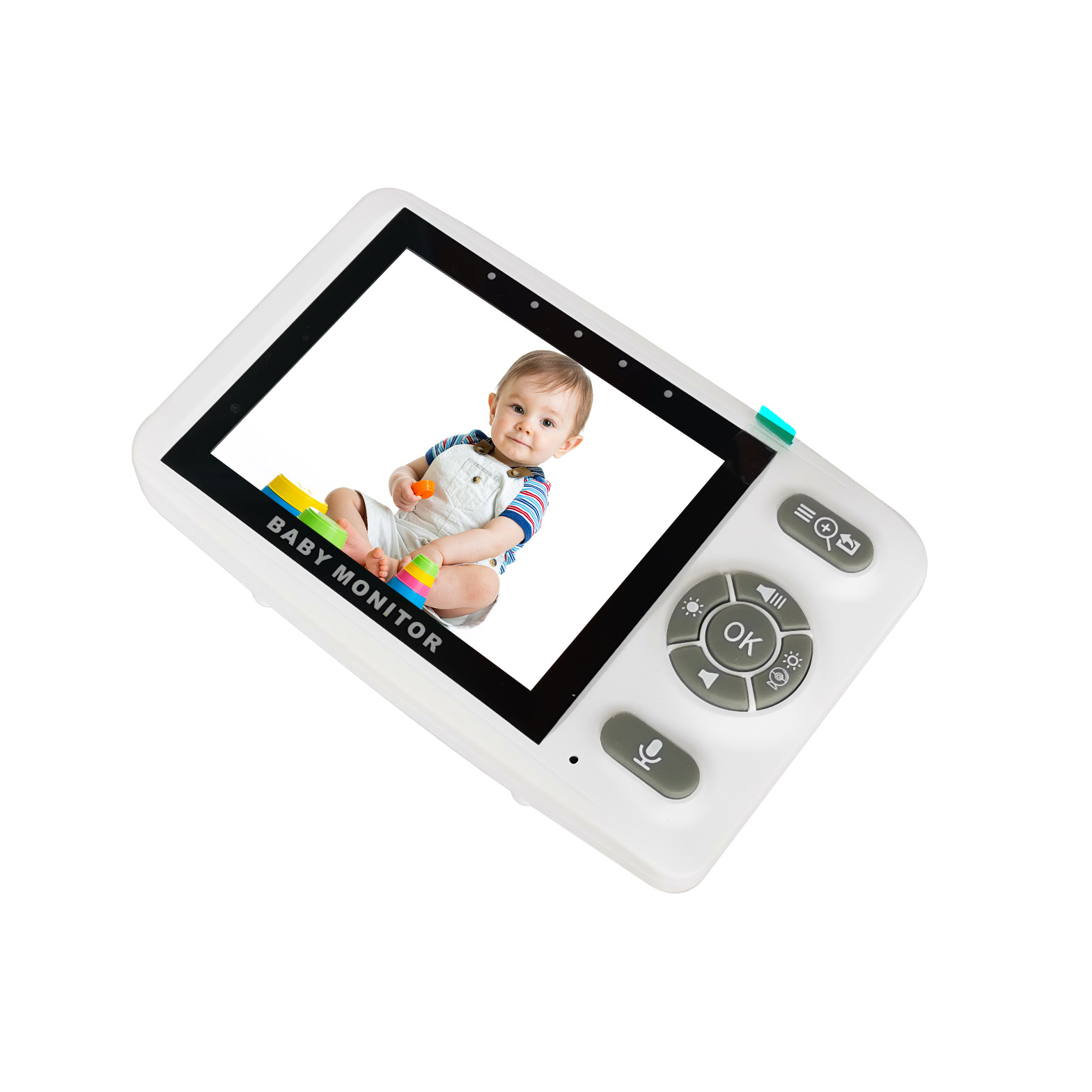 Wireless Baby Monitor - 3.5 インチ IPS スクリーンワイヤレスビデオベビーモニター 2 ウェイトークベビーナニーセキュリティカメラ