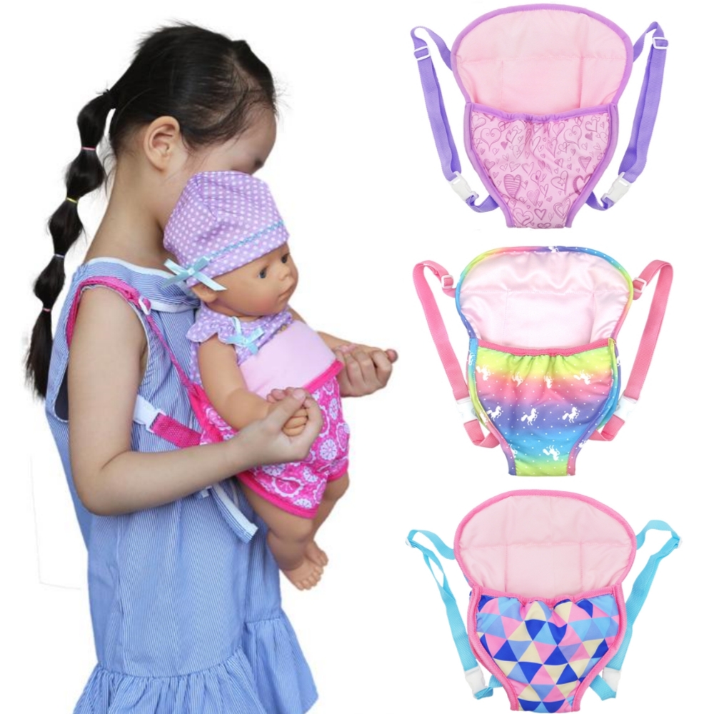 Baby Products Carry Bag - 人形バックパック 43 センチメートルベビー人形新生児ミニキャリーバッグ赤ちゃん生まれ人形アクセサリー子供のバッグストラップ付き誕生日ギフト