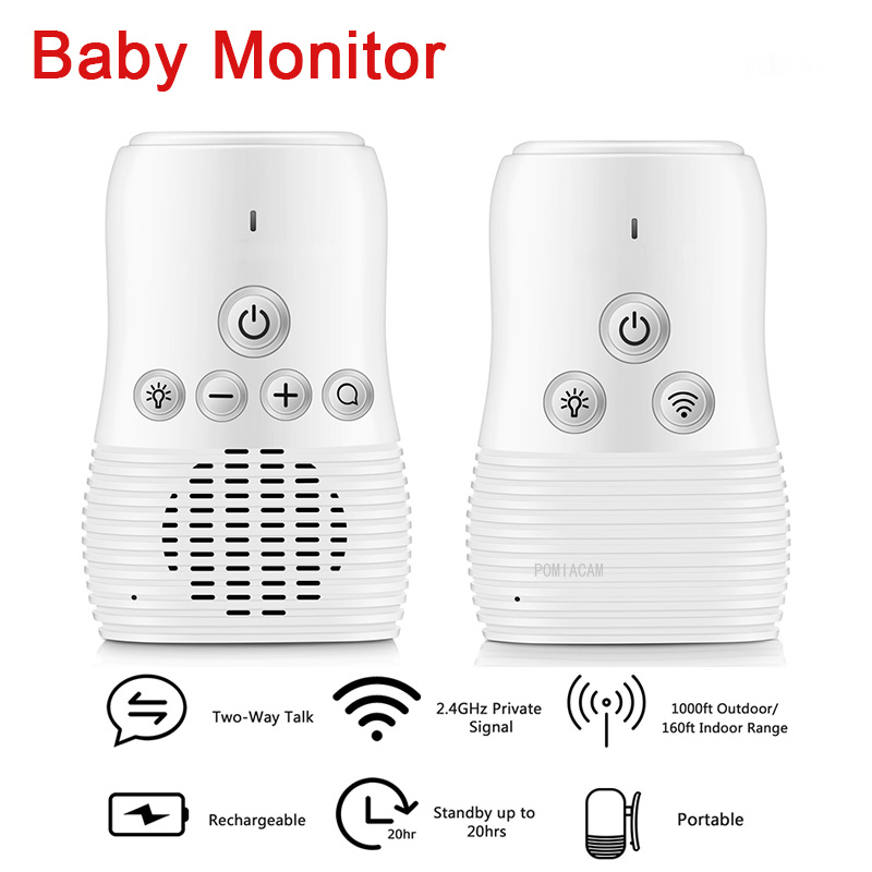 Wireless Baby Monitor - DBM-8 ベビーモニター オーディオ 双方向通話 VOXモード ナイトライト
