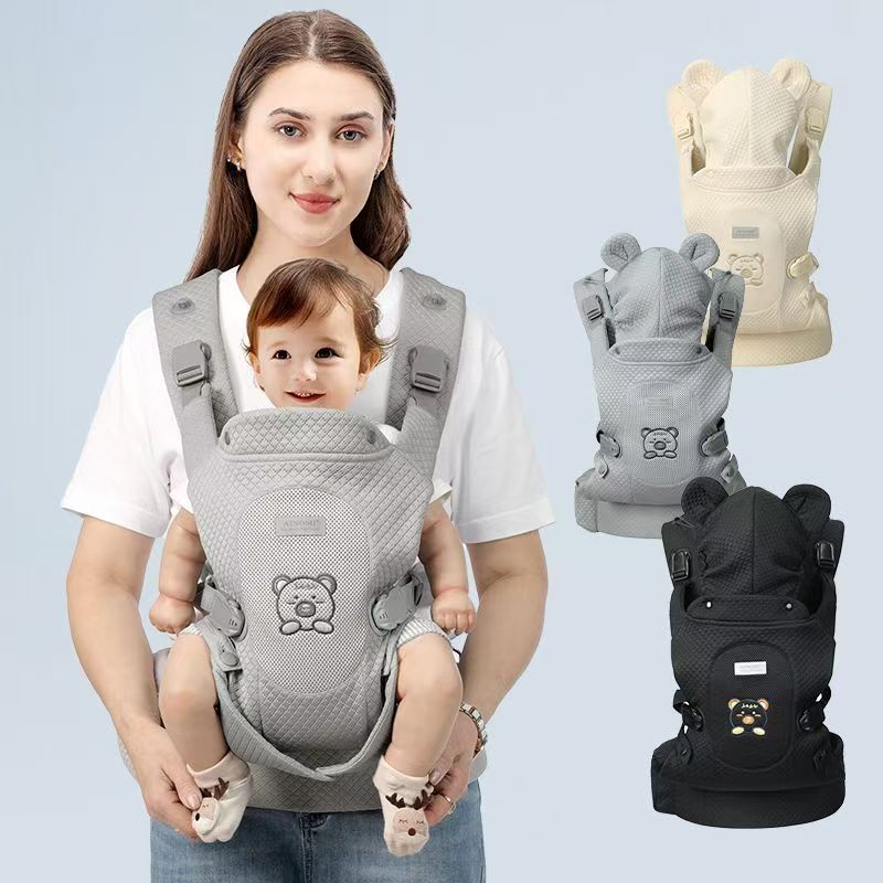 Ergonomic Baby Carrier - ベビーキャリア 人間工学に基づいたデザイン 調節可能なショルダーストラップ 快適で安全なベビーキャリア 男性と女性用 ベビースリング