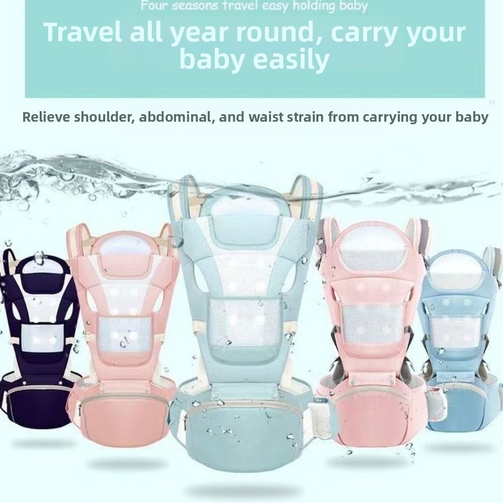 Ergonomic Baby Carrier - 前面抱っこ紐 バックパック 人間工学に基づいたデザイン 韓国スタイル 新生児スリング 調節可能